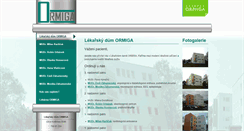 Desktop Screenshot of ormiga.cz